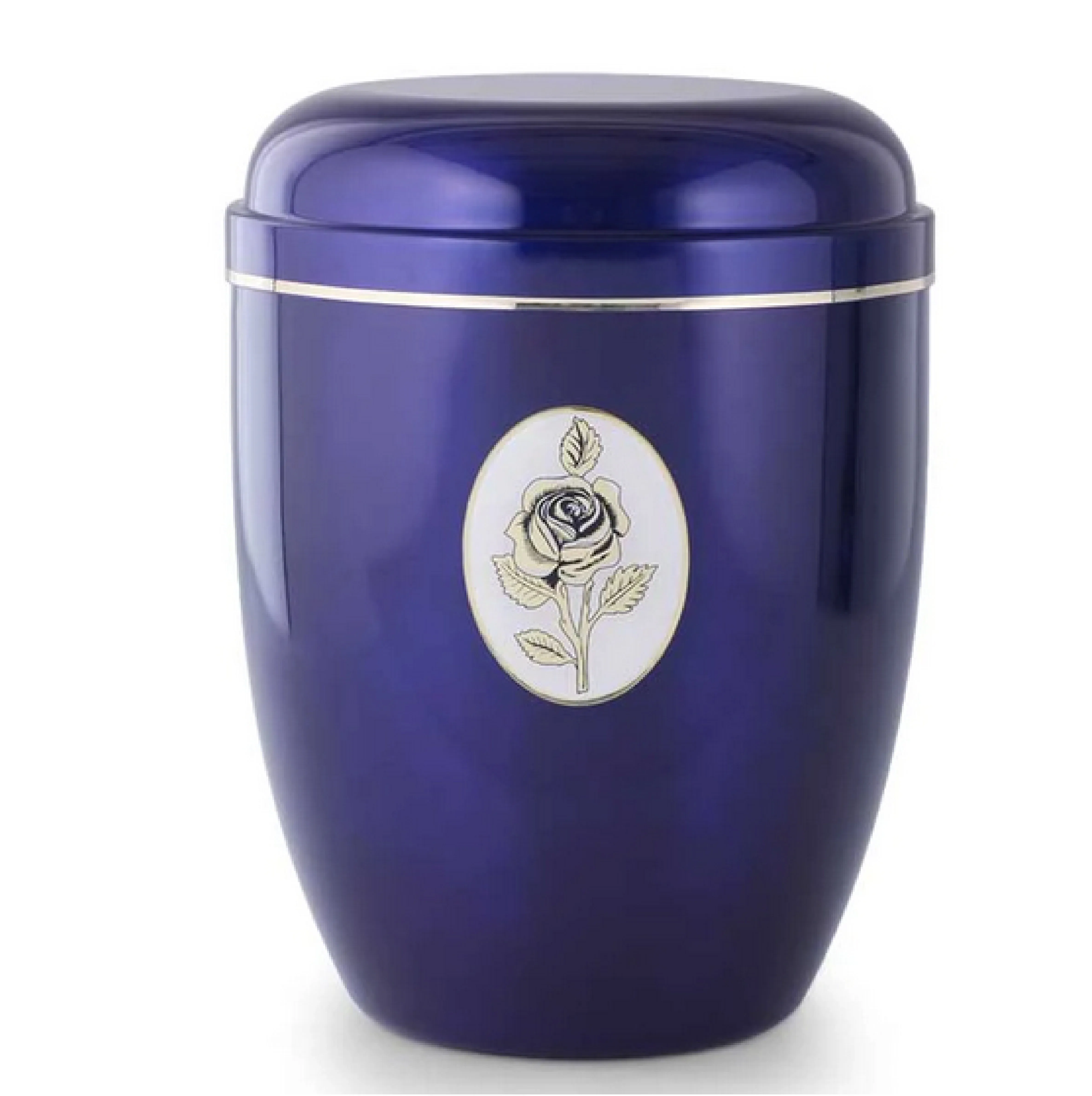 Black Stone Galvanized Cremation Urns High Quality Iron Funeral Urns