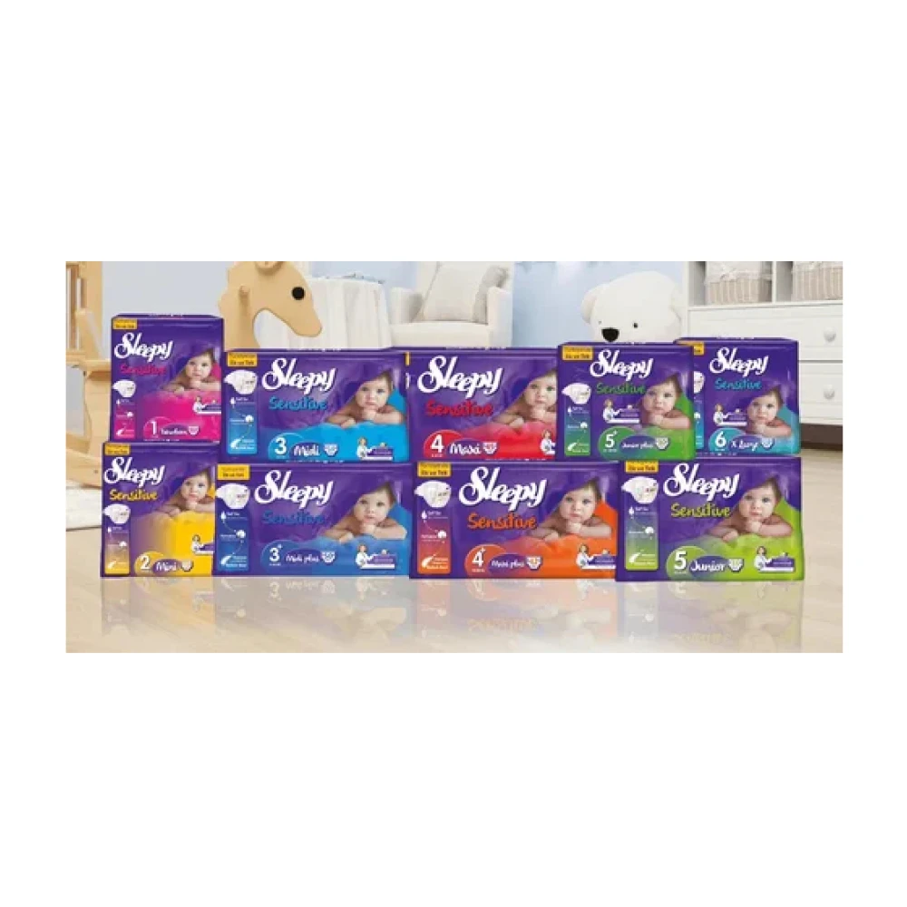 Sleepy Diapers Sensitive Pure Hypoallergenic Feature Absorbent Band