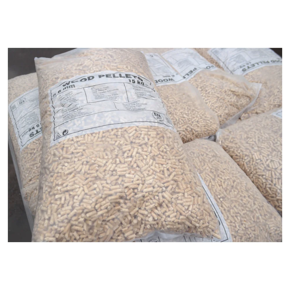 For Sale Cheap Wood Pellet Packed Top Supplier Wood Pellet Packaging In 15kgs Made From Pine