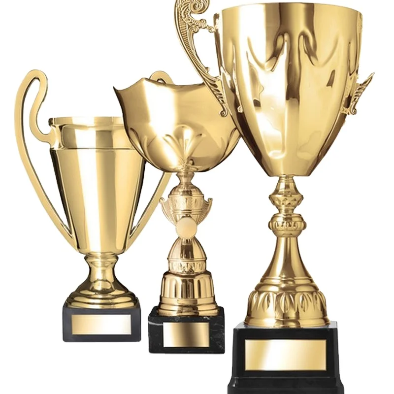 Gold Award Trophy For Children/gold Plated Metal Trophy For School ...