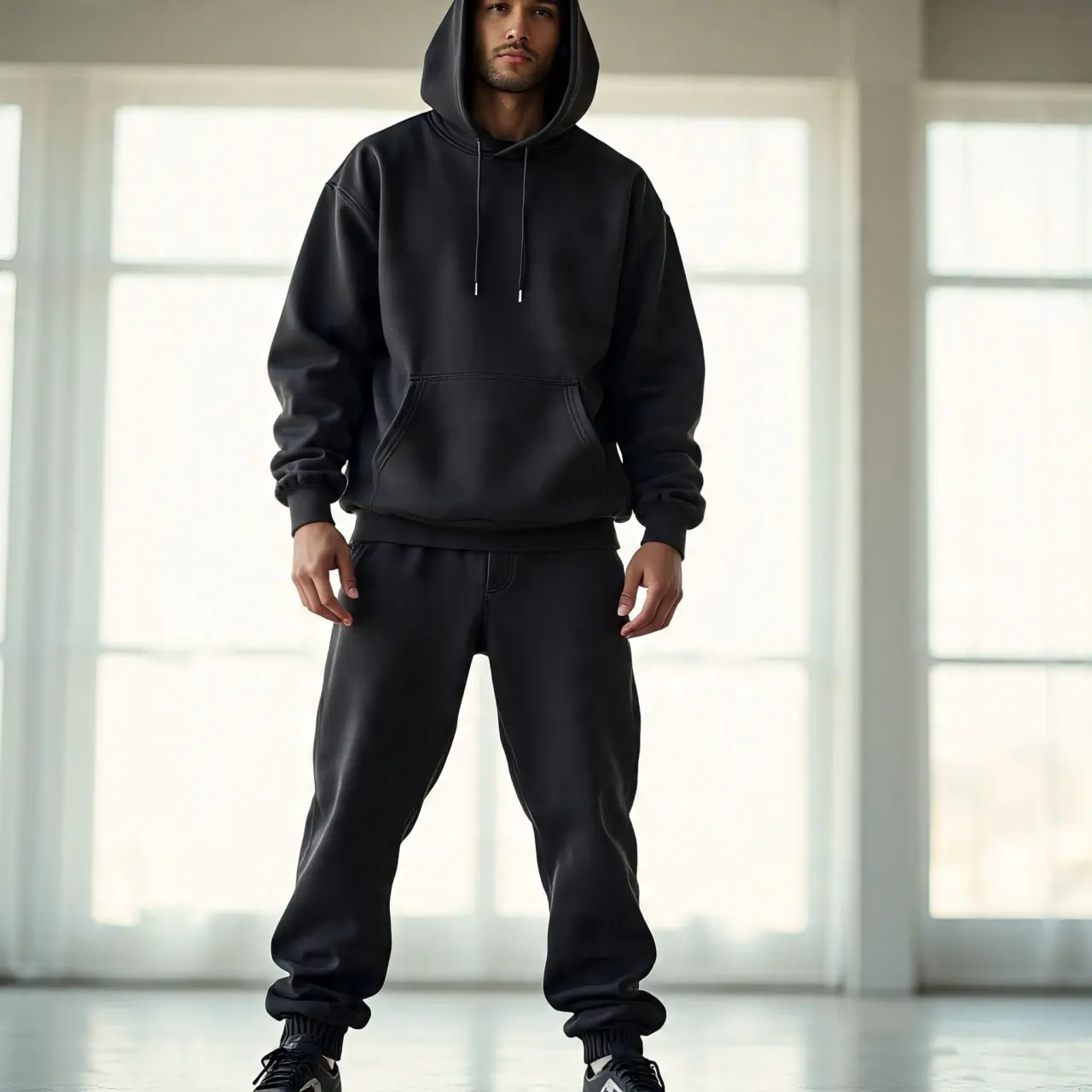 French Terry Baggy 2 Piece Tracksuit Hooded Sweatshirt Jogger Sweatpants Sweatsuit Sets 500 GSM Hoodie Sets Men Ad55fbf633f5245e1a1e24953b3ab4de7N