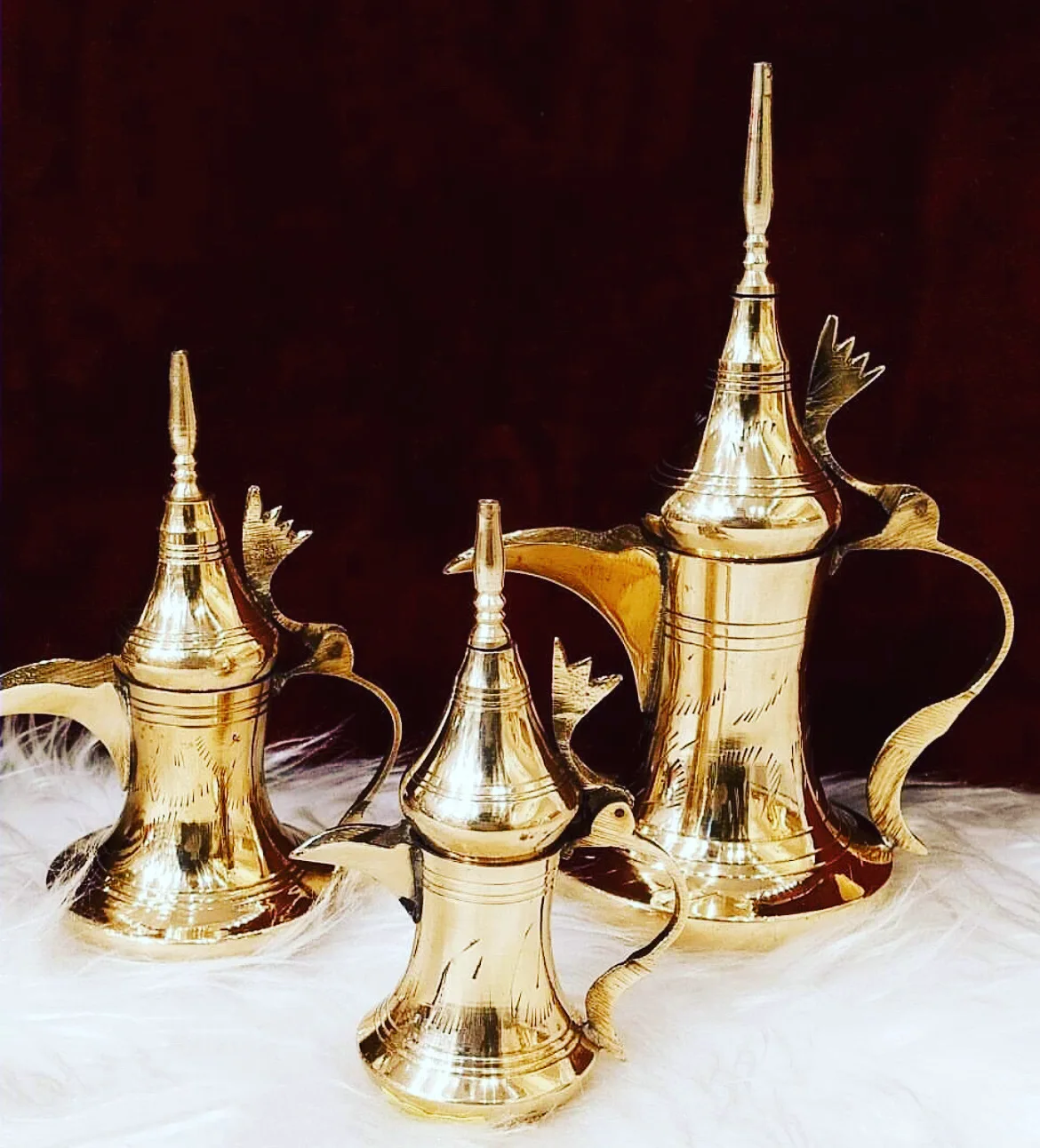 Brass Arabic Dallah Coffee Pot Arabic Coffee Pot Tea Coffee Pot Dallah