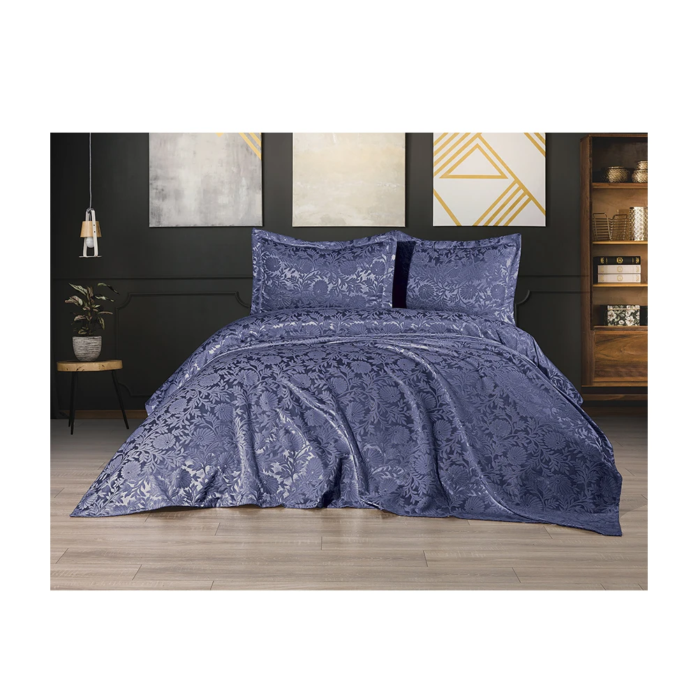 Best Quality Elegant Daisy Lavender Duvet Cover Set Luxury Bed Spread