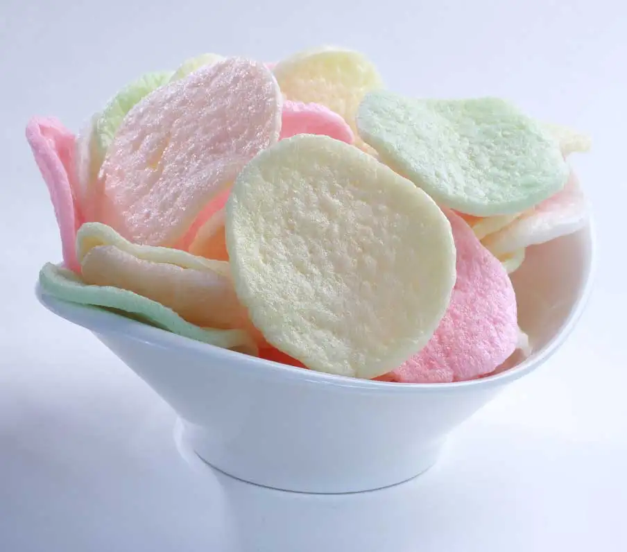 Vietnam Supply Bulk Vegetable Prawn Crackers Original No Flavoring