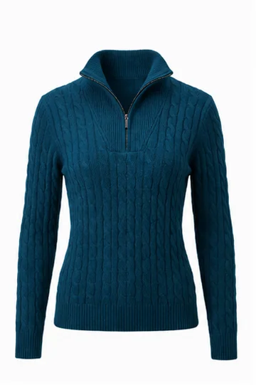 Cable Knit Half-Zip Main