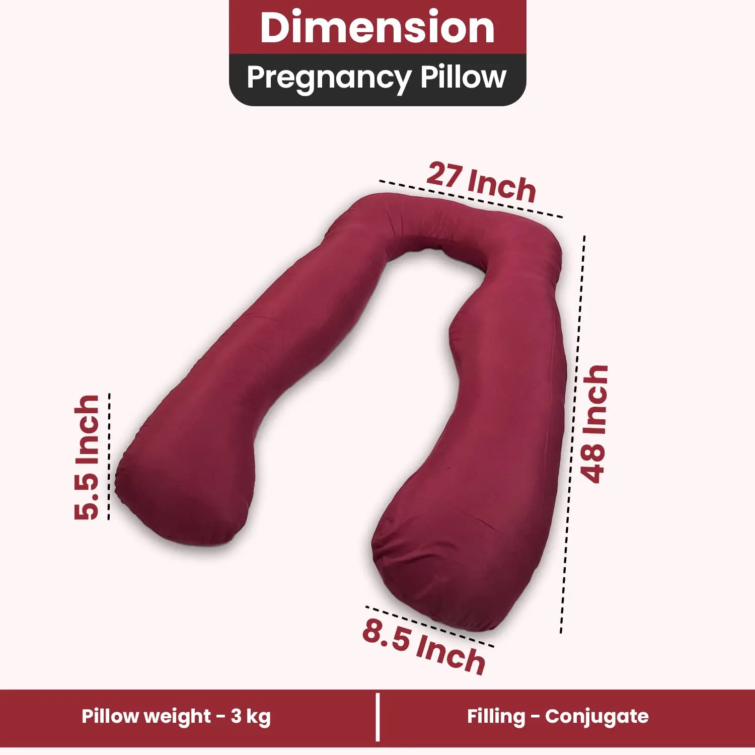 Ultimate Comfort U Shape Pregnancy Pillows Maternity Pillow Support For