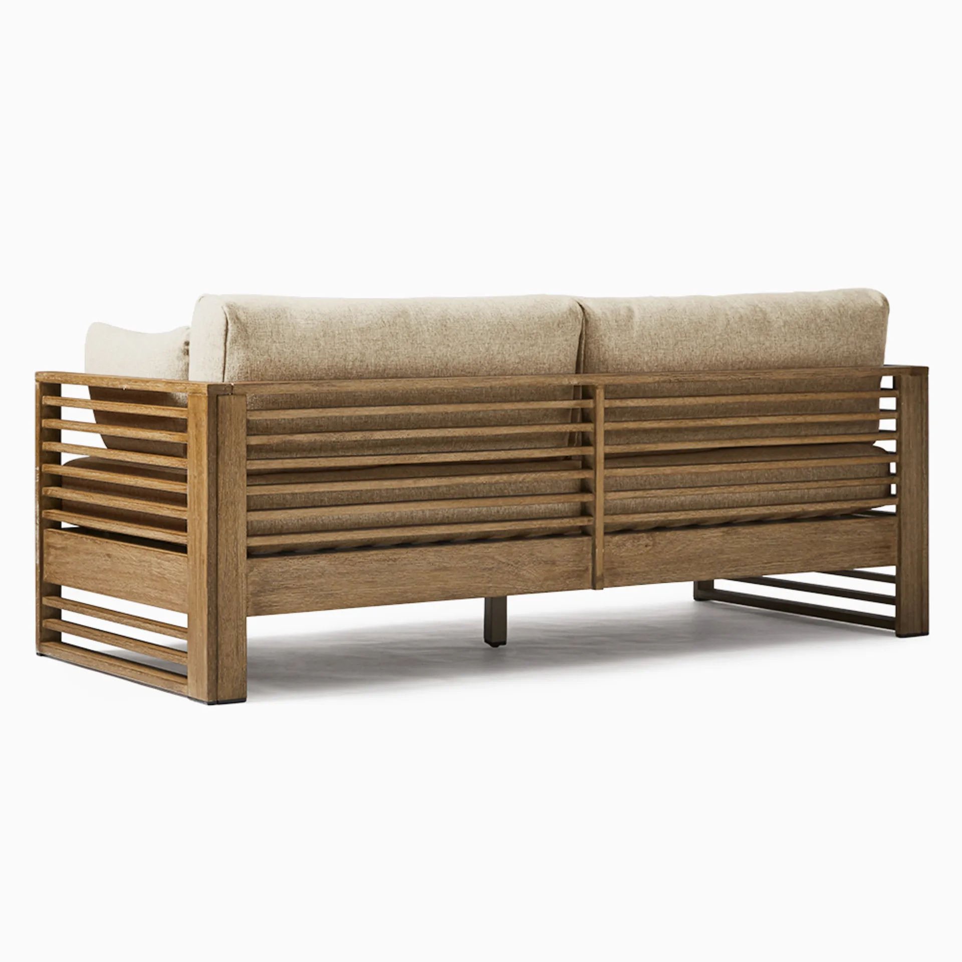 Teak Outdoor Patio Wood Three Seater Sofa Garden Furniture Rosalie