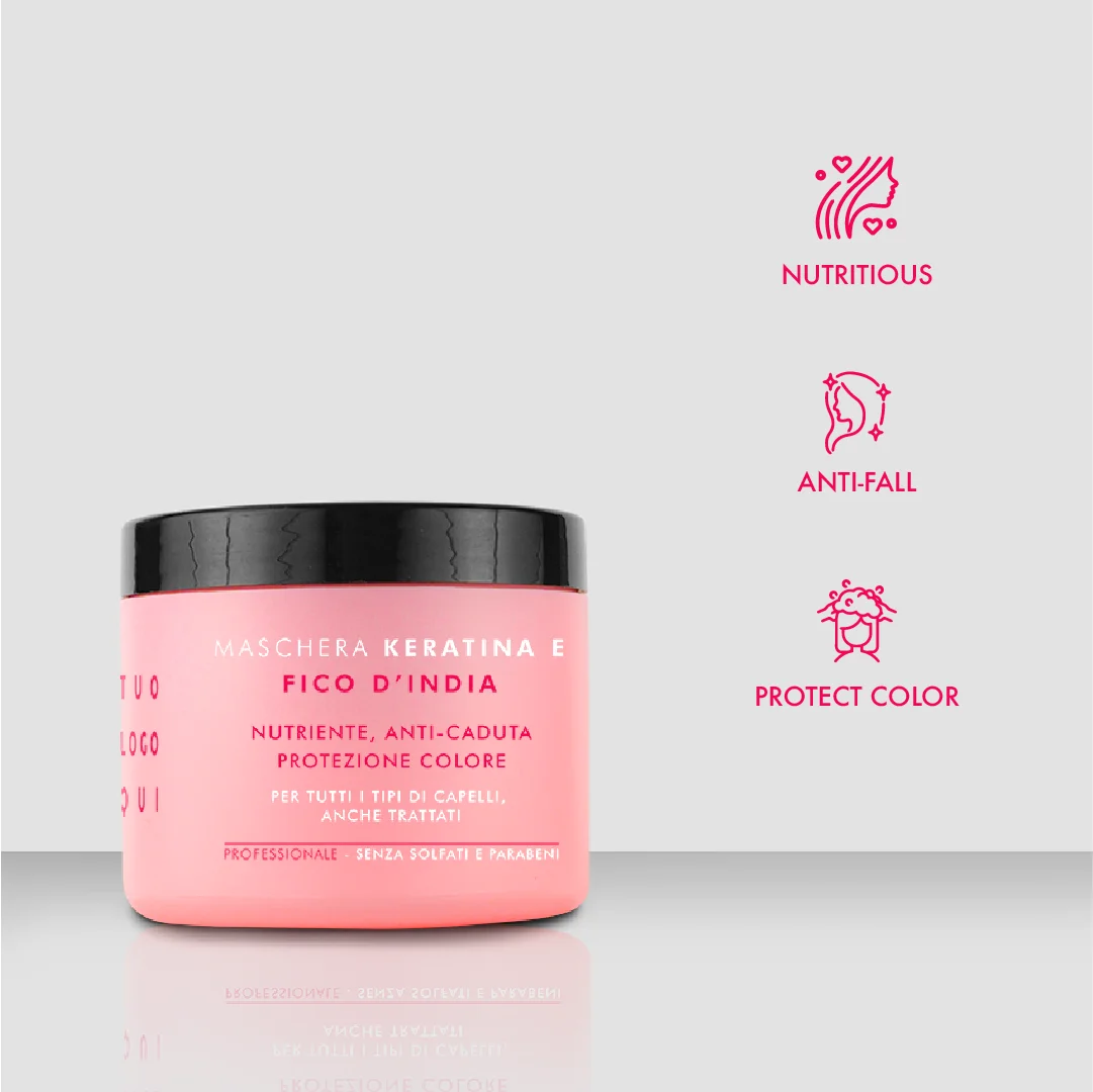 Keratin Hair Mask Professional Prickly Pear Keratin Made In Italy Private Label 500ml Buy