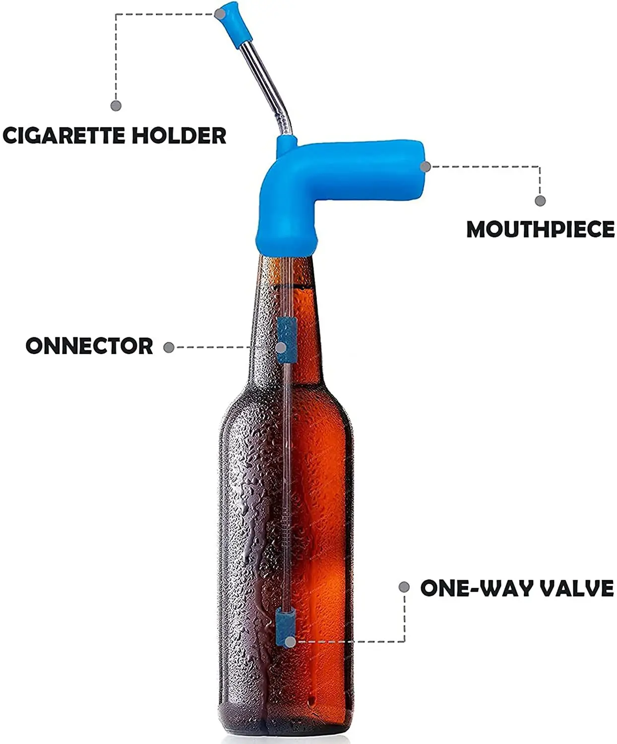 Huaju Industrial Beer Snorkel Funnel Dispenser Bottle Drink Plastic
