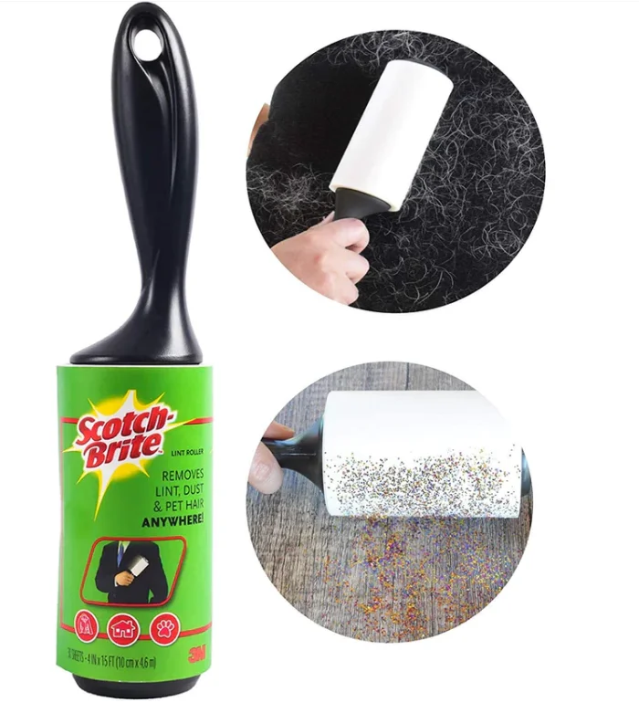 Scotchbrite Lint Roller Removes Lint,Pet Hair From Your Clothes With A