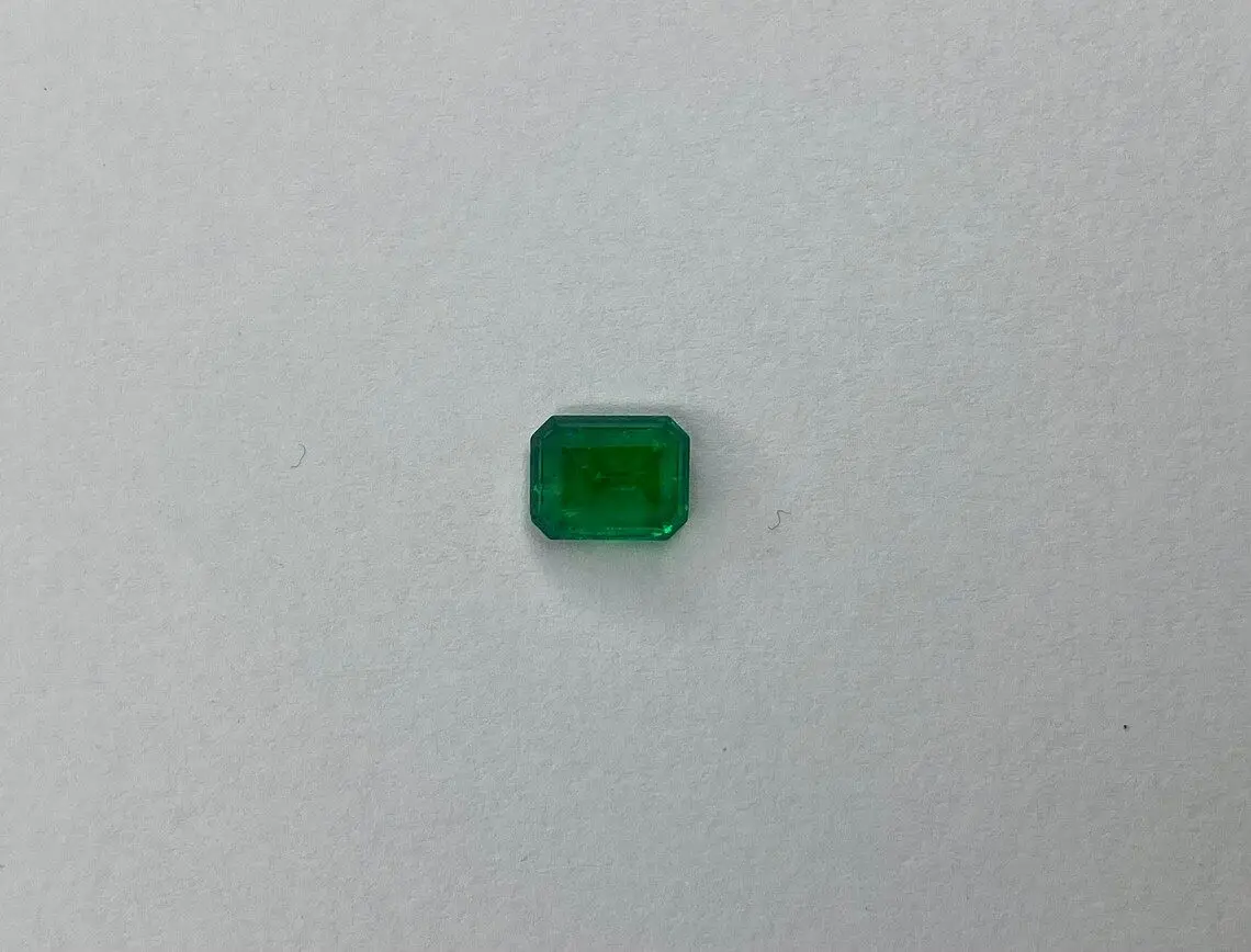 Top Grade Natural Emerald Gemstone Emerald Cut Shape Natural Green ...