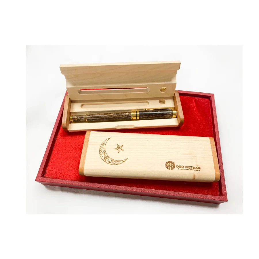 Premium Oud Oudh Pen - Luxurious Gift from Vietnamese Agarwood