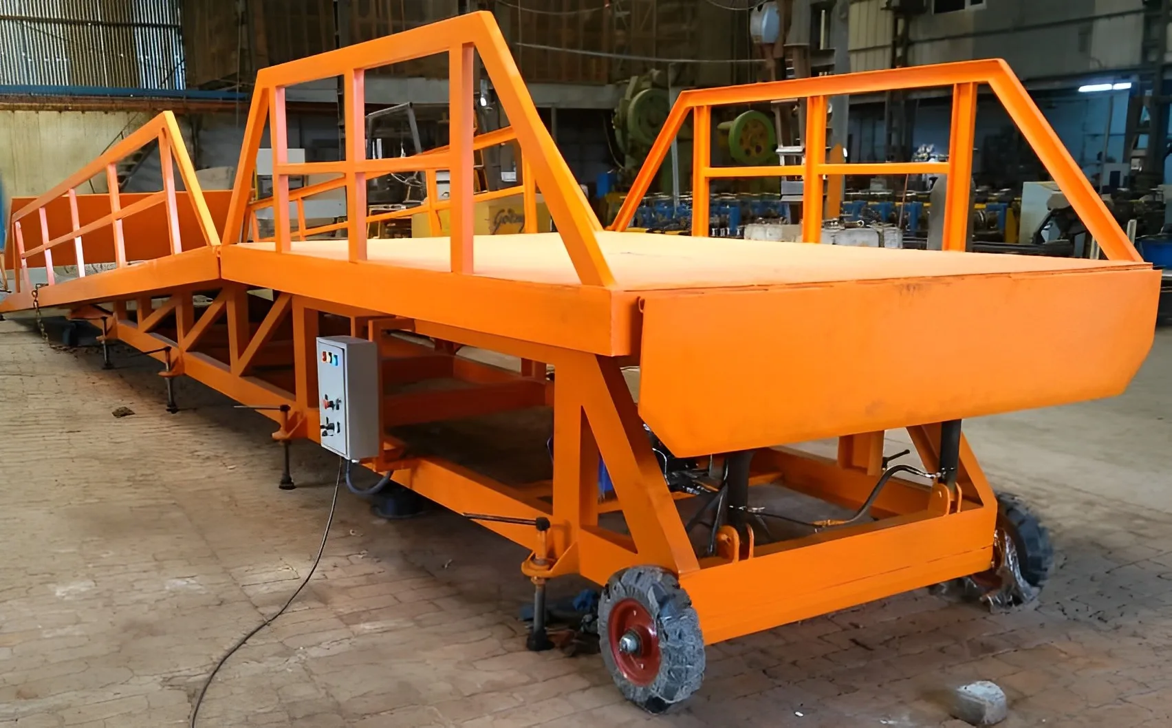 Hydraulic Dock Ramp Manufacturer Container Loading Unloading Dock Ramp ...