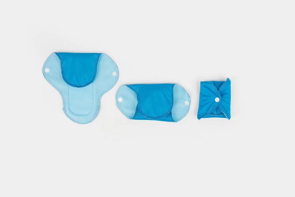 Buy Eco Friendly Sanitary Napkin Cloth With Washable Reusable Pads Sets