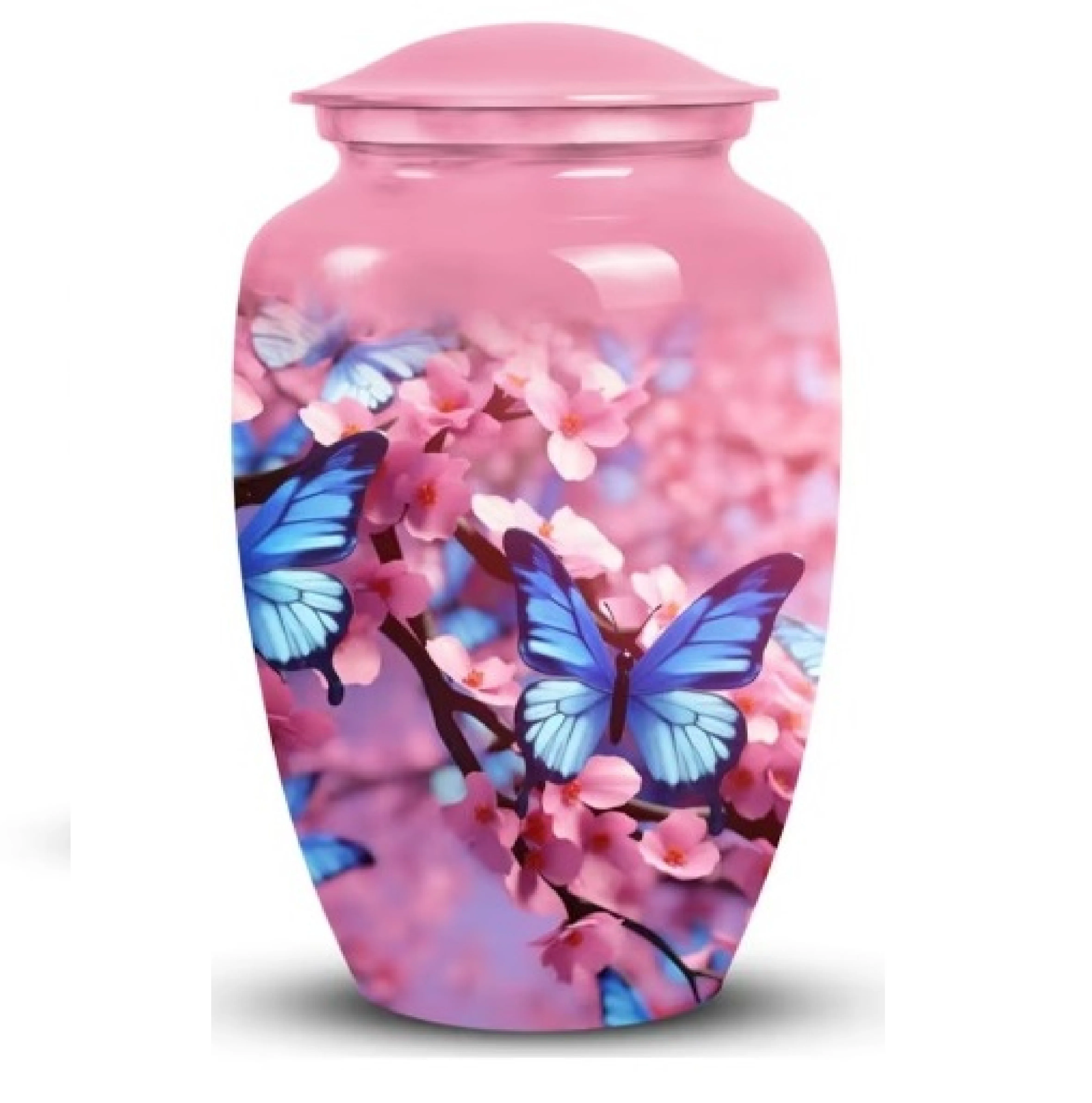 Beautiful Butterfly Design Aluminium Cremation Urns Wholesale Human ...