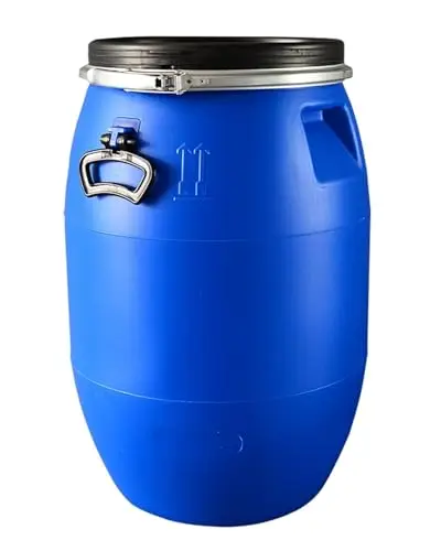 Plastic Barrel, Food Grade, with Lid