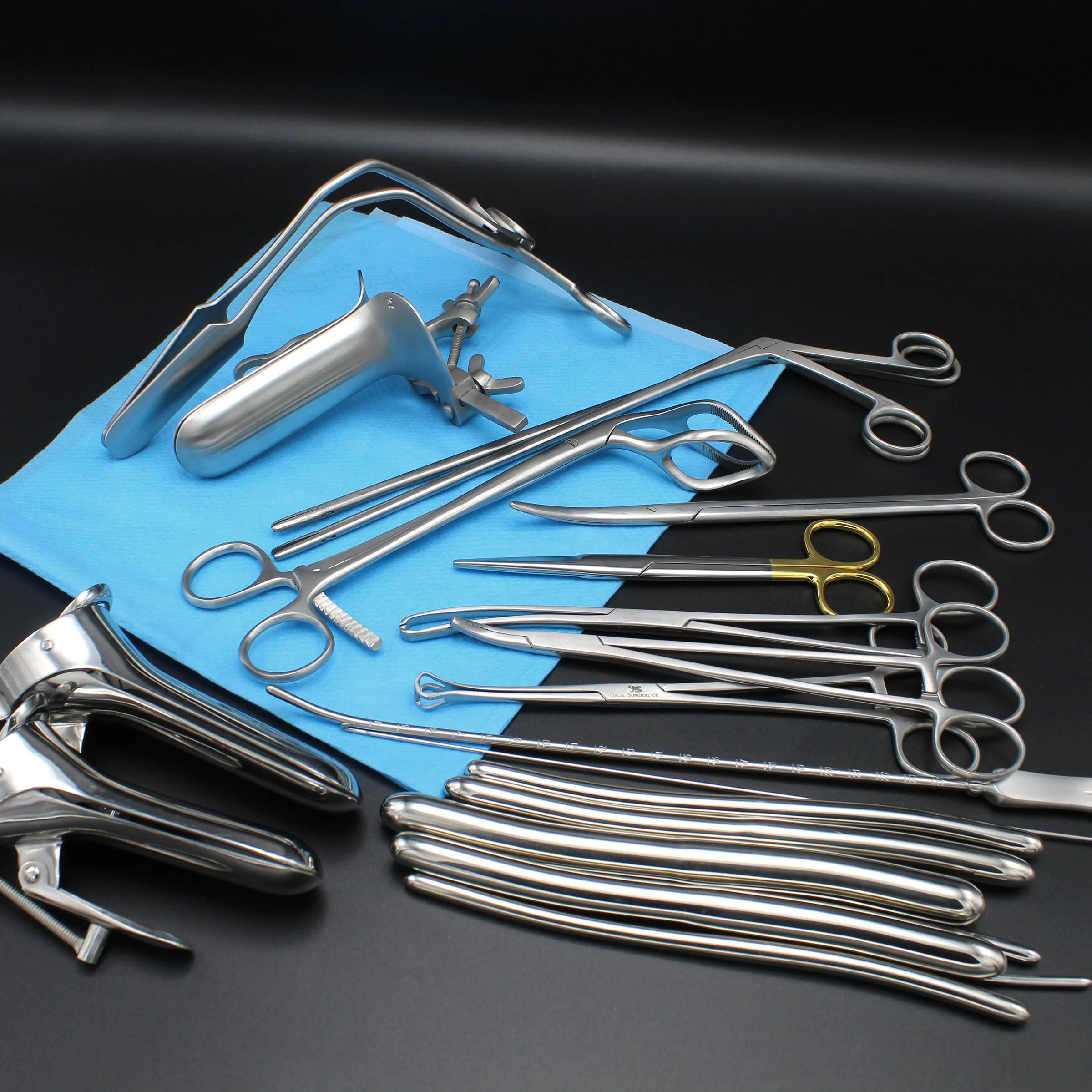 Basic Childbirth Obstetrics Gynecology Surgical Instruments Set Box