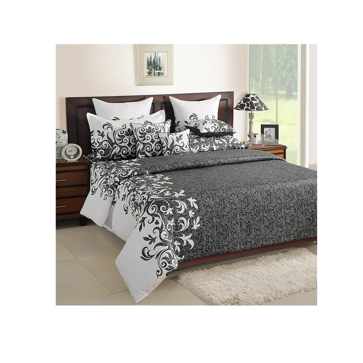 Buy New Design Classic Beauty Swayam Zinnia Collection Bed Sheet With