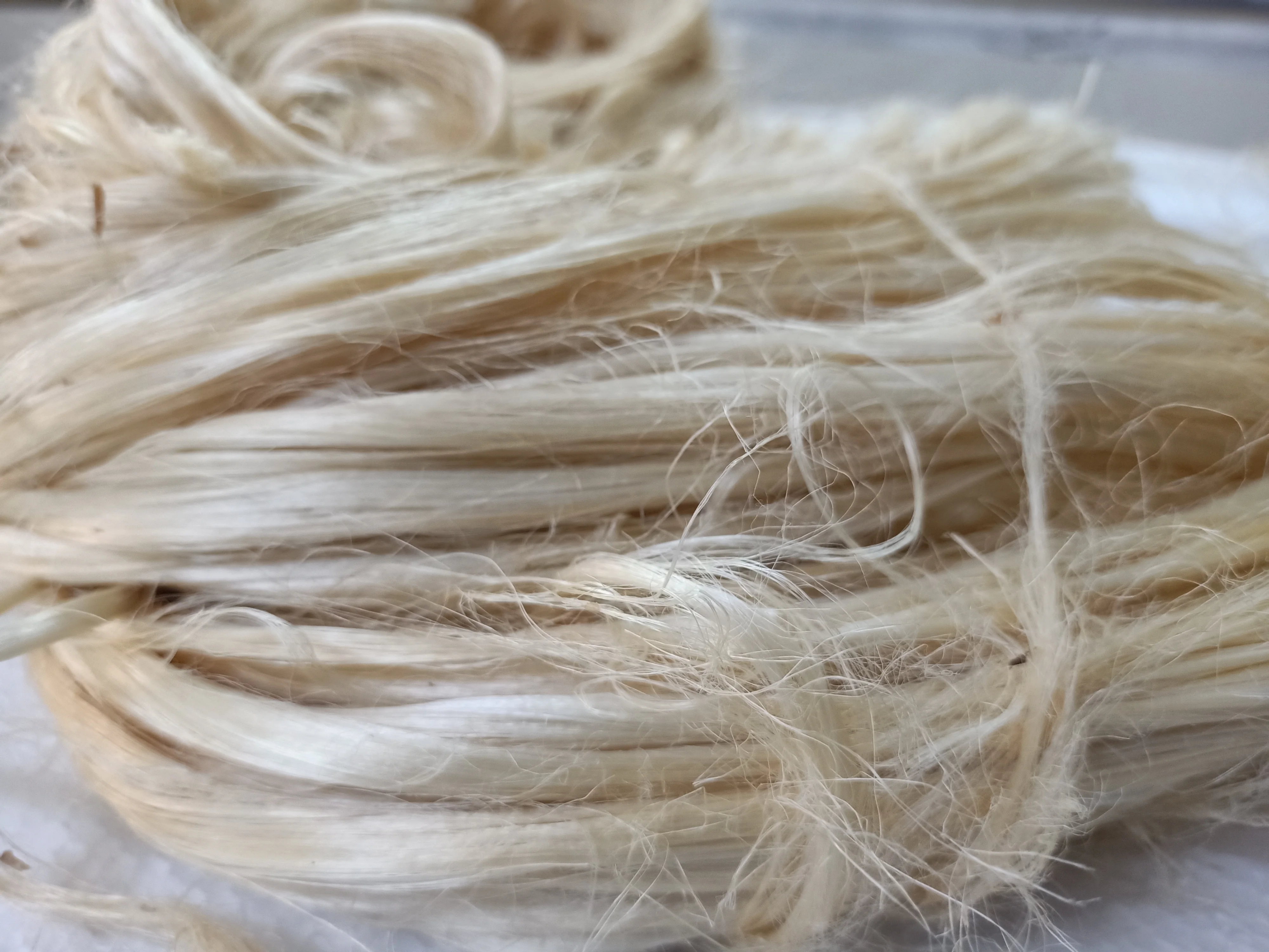 Natural Cleaned And Combed Banana Fibers Ideal For Textile Applications