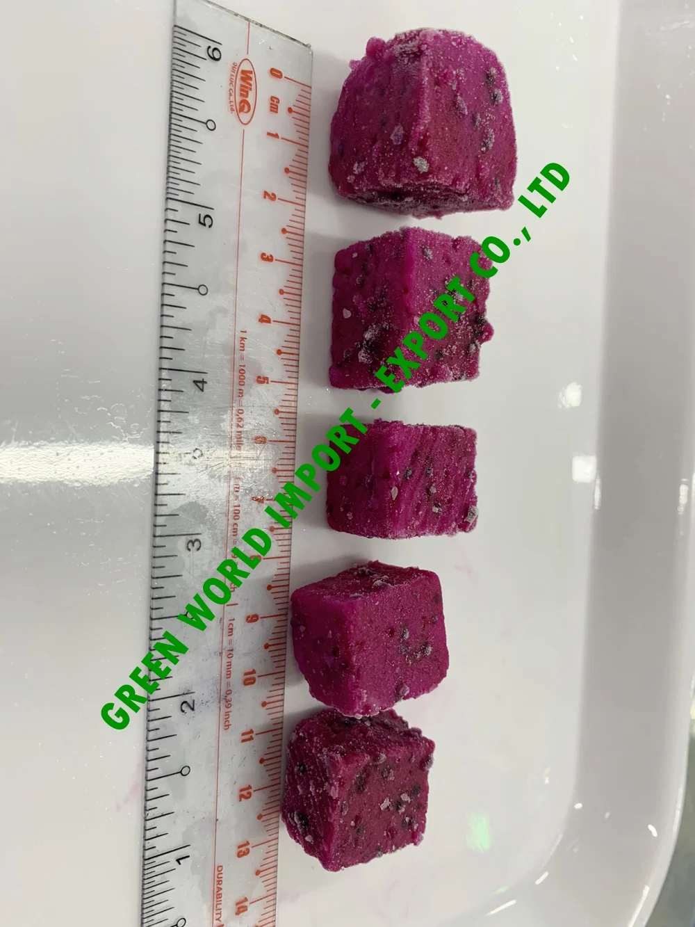 Hot Cheapest Price Frozen Dragon Fruit Chunks With High Quality From