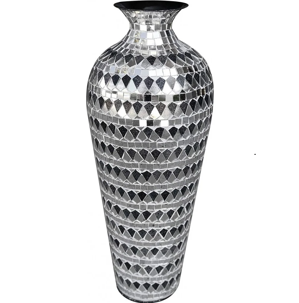 Vintage Metal Martini Vase Decorative Large Flower Vase For Home