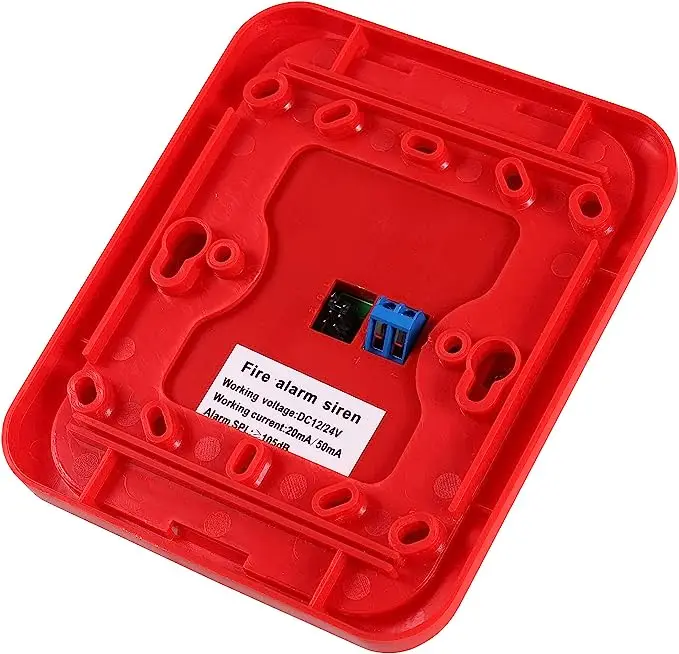 Fire Alarm Siren Security Horn Buzzer 12vdc 24v Sound And Light Fire