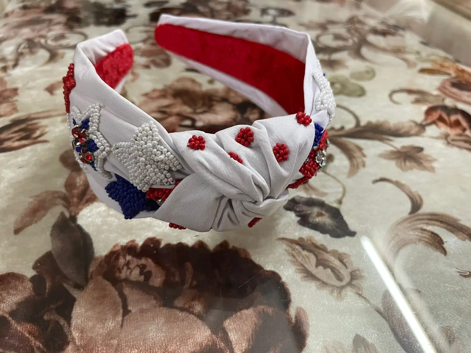 Knotted Style Headband Pink Rhinestones Headband For Women Buy