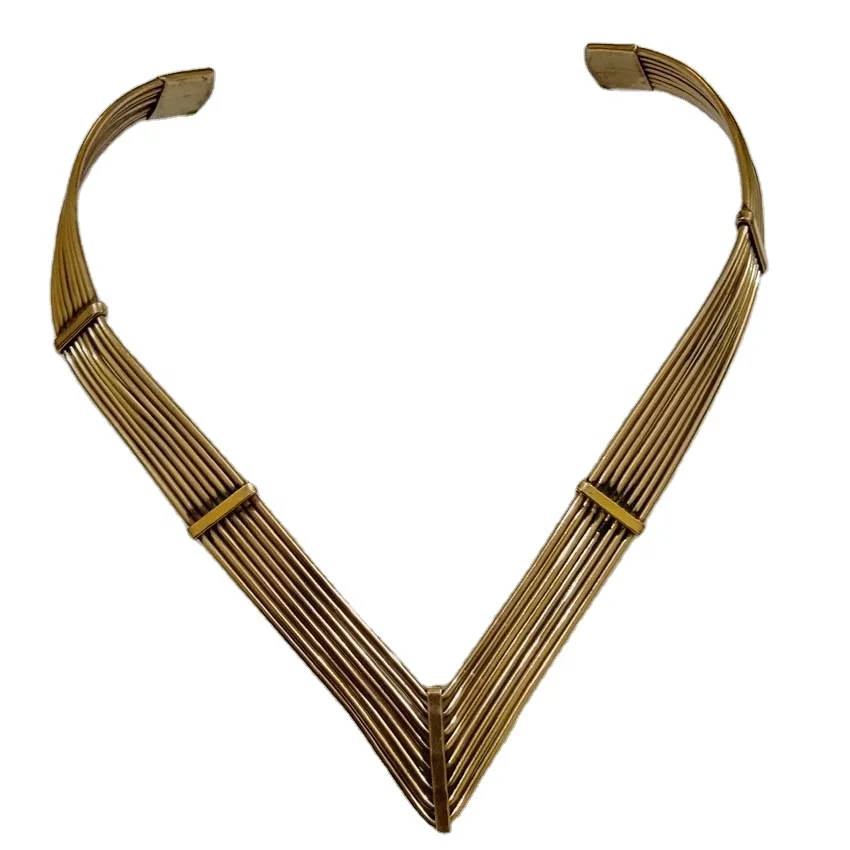 Egyptian Brass Jewelry Choker Necklaces Gcnk162 Wholesale Women