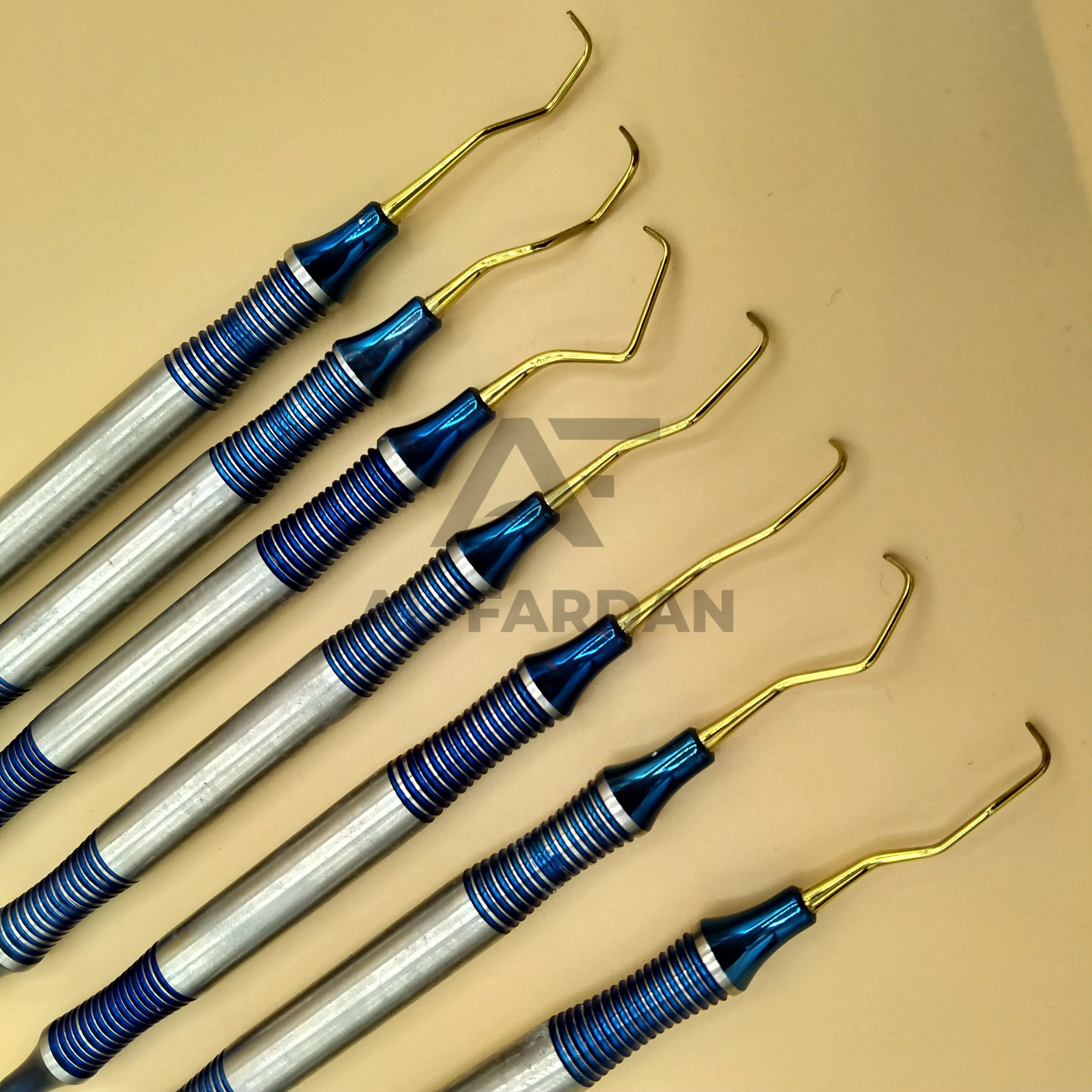 Stainless Steel Dental Gracey Curettes Dental Hand Scalers 6 Different