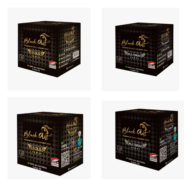 Shisha Hookah Coconut Shell Charcoal 100 Nature Cube Hookah Charcoal