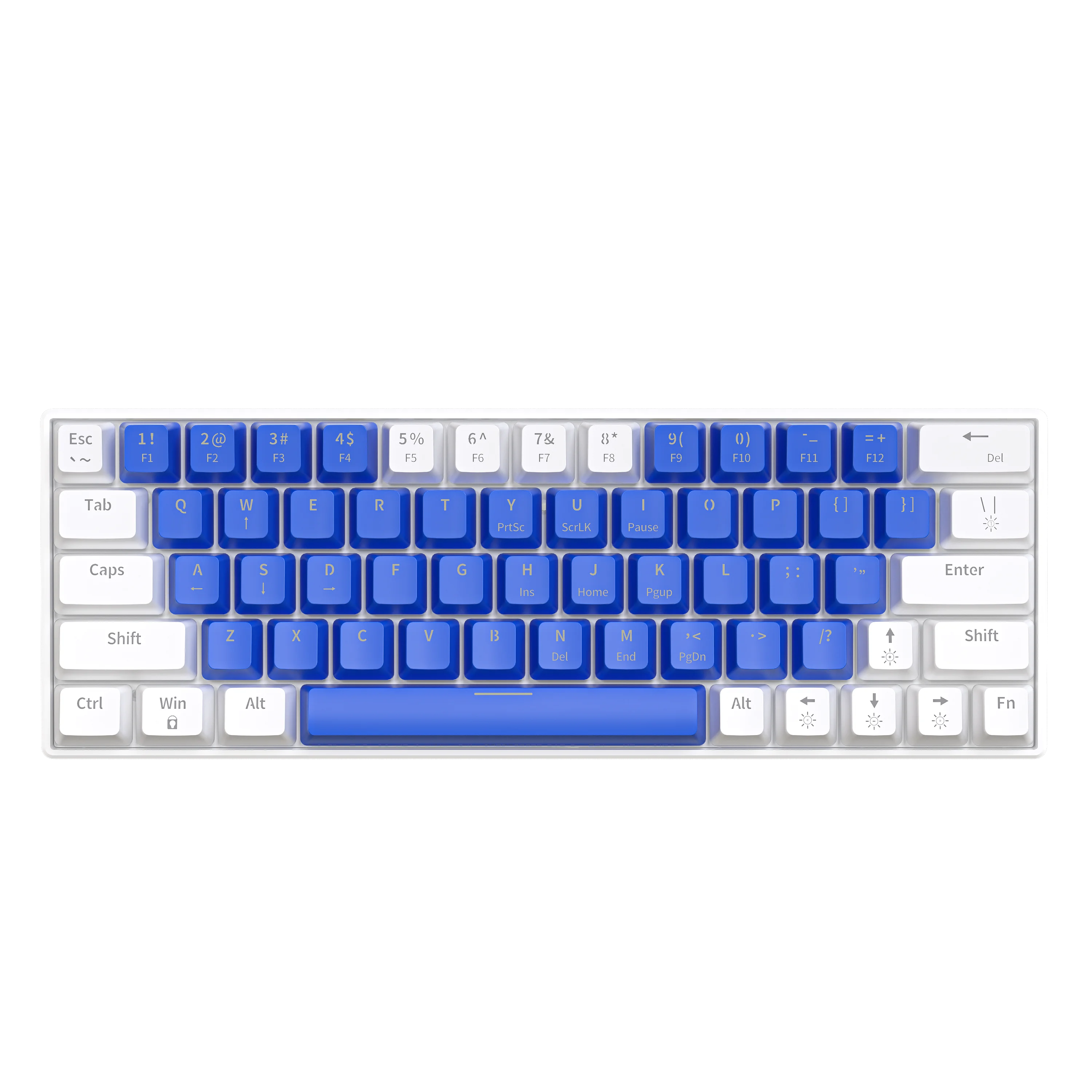 61 Key Computer Keyboard Mechanical Keyboard Rgb Ergonomic Design ...