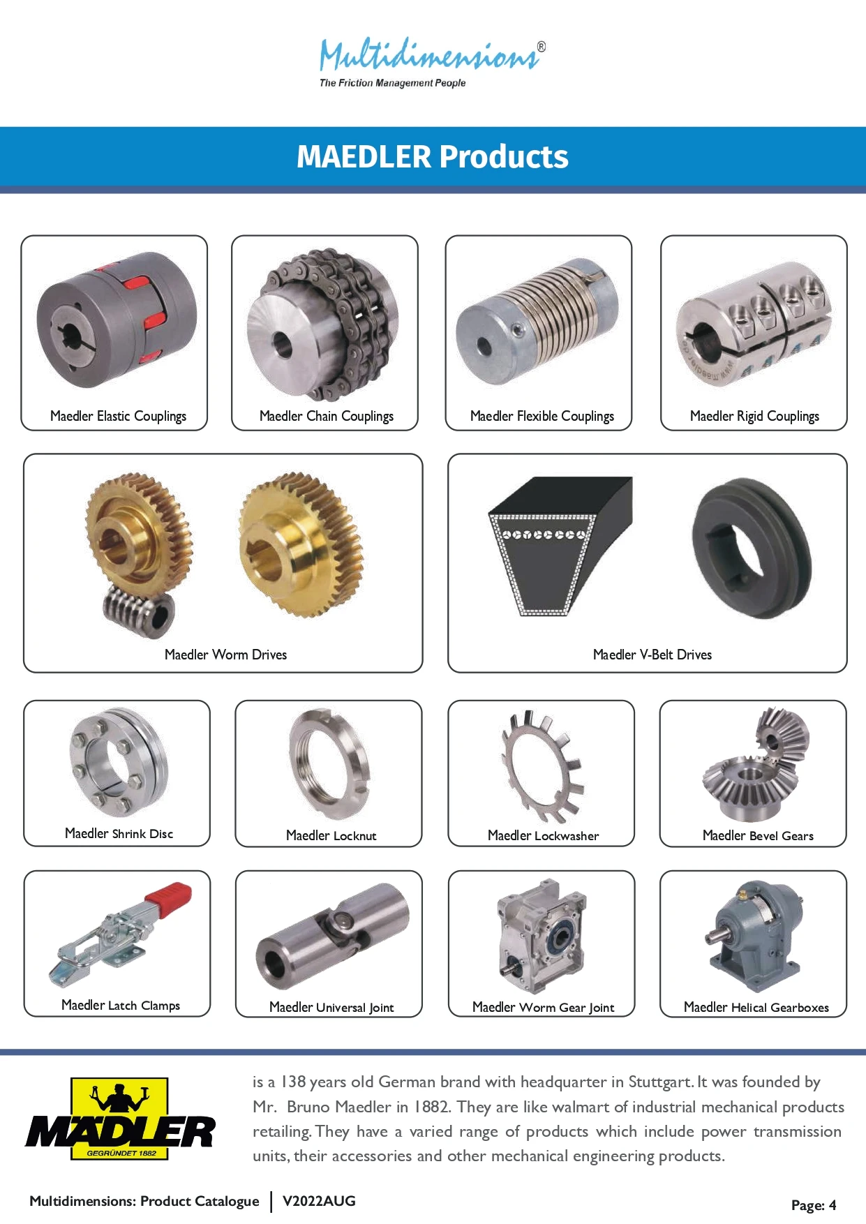 Maedlersplined Shaft Similar To Din 14 Profile Kw 36x42 X 3000mm Long