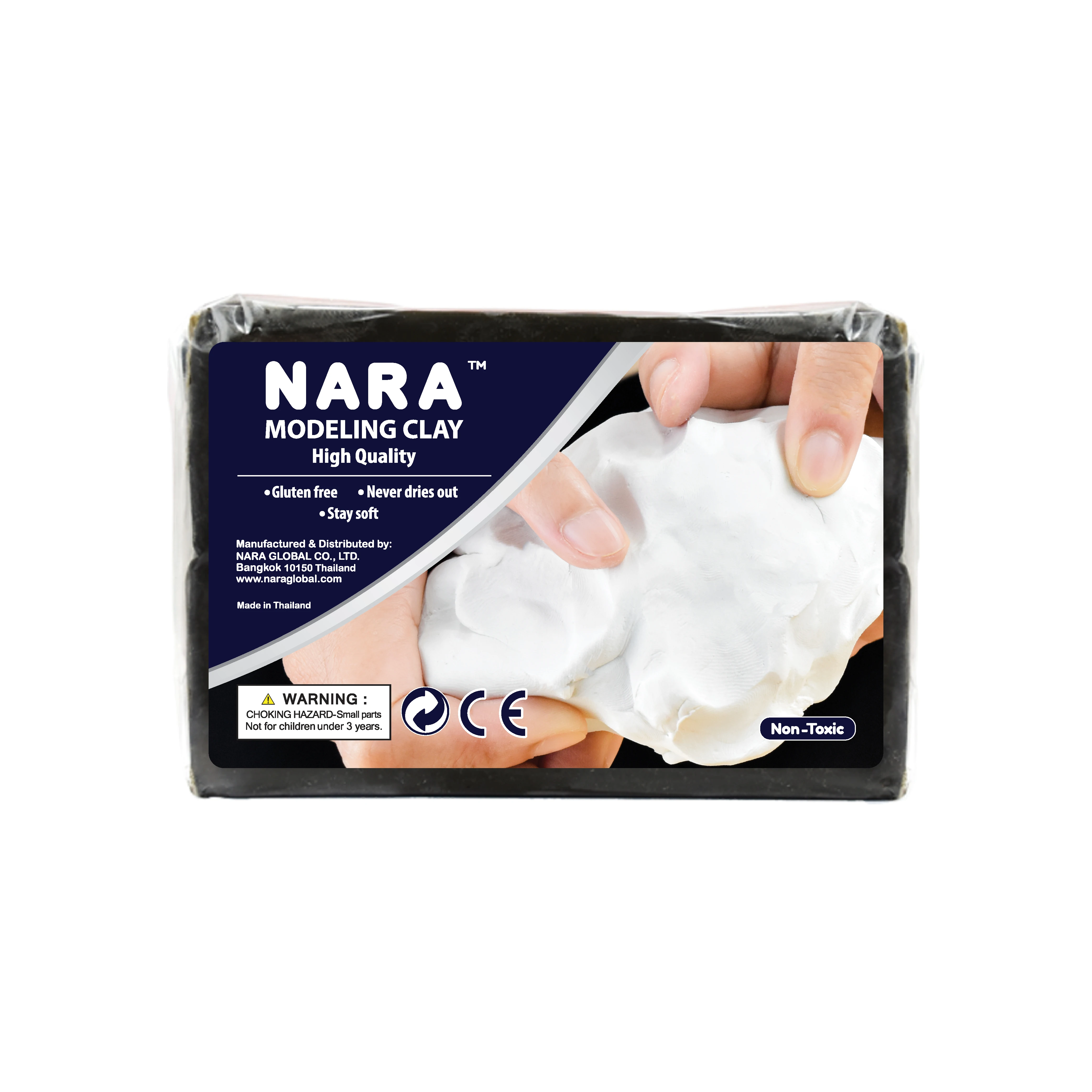 Nontoxic Nara Soft Modeling Clay906g.dark Olive Color Thailand Product Wholesale Premium