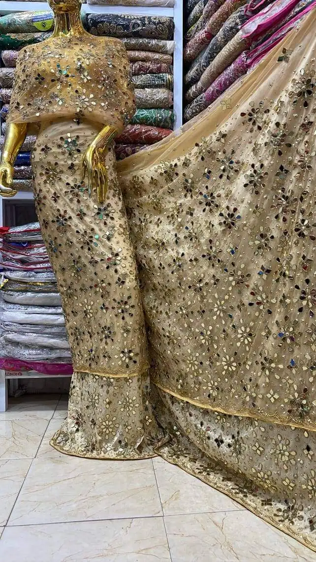 Luxury Designer Crystal Work George Wrapper Fabric Buy High Quality Adbd182ae307942f18e4f253be4ac6046R