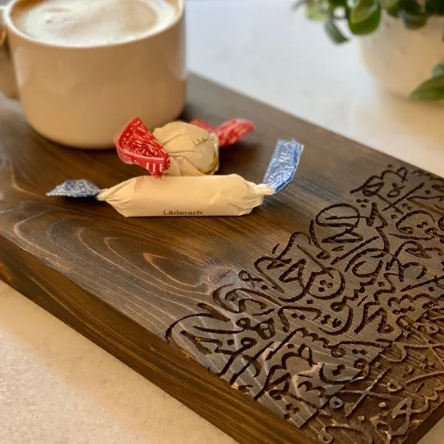 Middle East Bakhoor Burner Aromatic Wooden Tray Set Buy Mubkhar Box