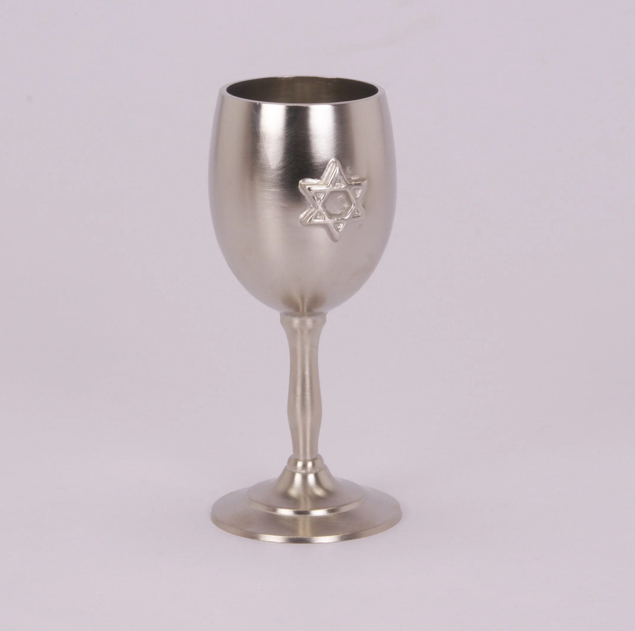 Silver Plating Tall Kiddush Cup/glass For Religious Party/ Champagne