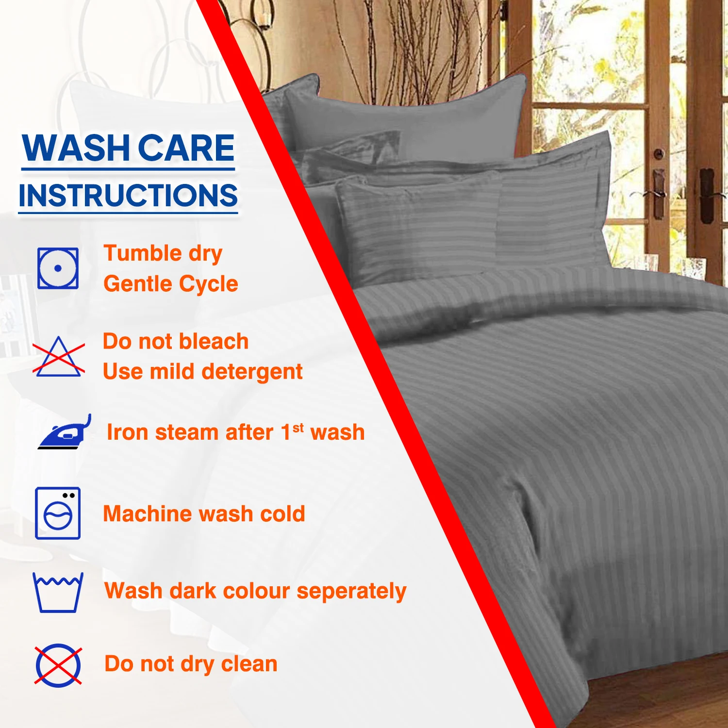 Pure Cotton 400 Tc Bed Linen Bedsheet Luxury Striped Bedding Buy Stripe Bedsheets Cotton