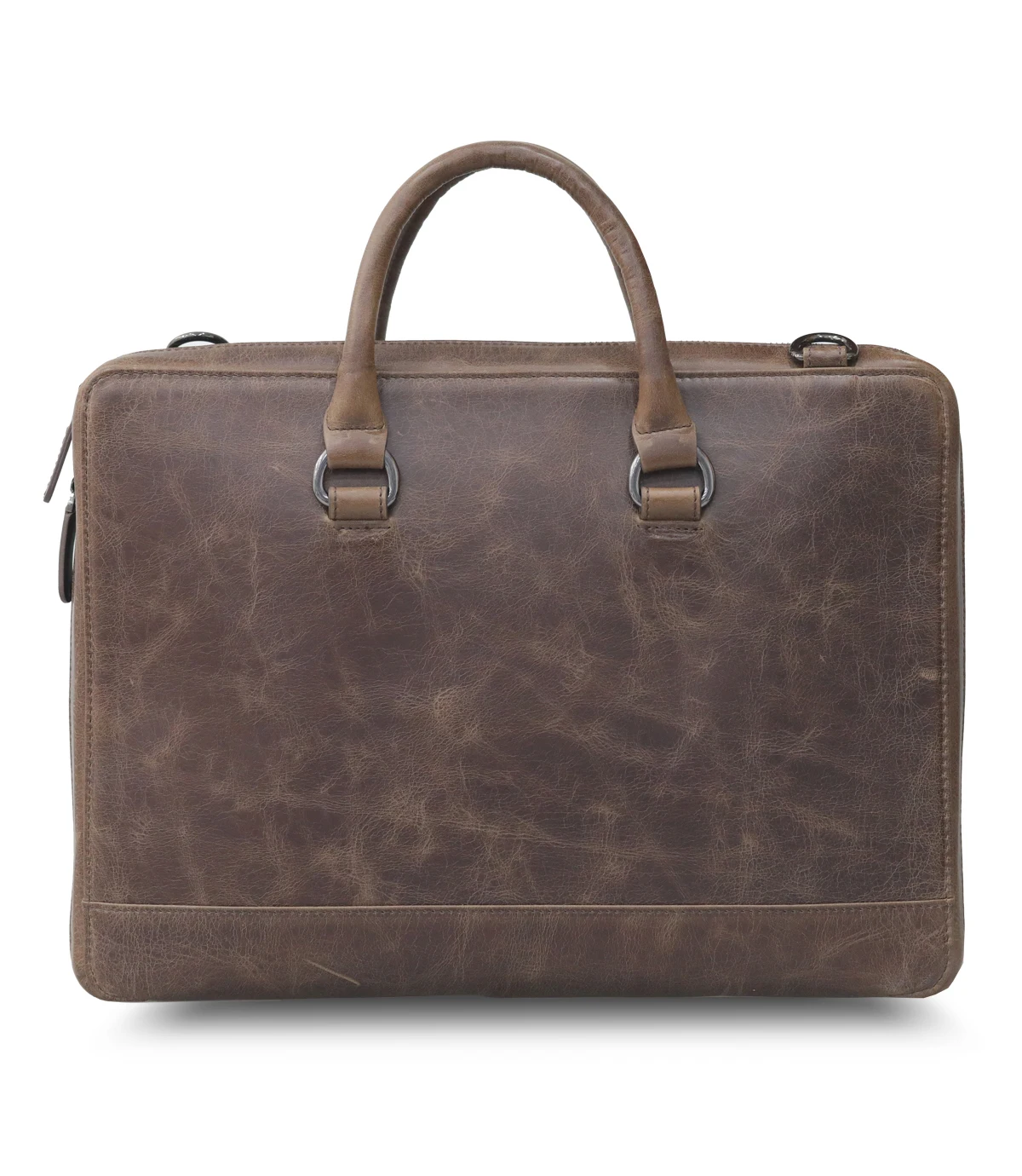 Men Office Business Shoulder Bag Genuine Leather Executive Briefcase