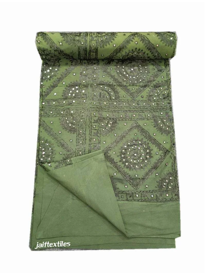 Direct Manufacture Prices Handmade Green Cotton Quilt Bedding Bedspread
