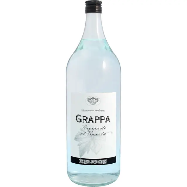 Great Traditional Italian Classic Grappa Beltion 38 2000 Ml Premium Quality After Meal Private