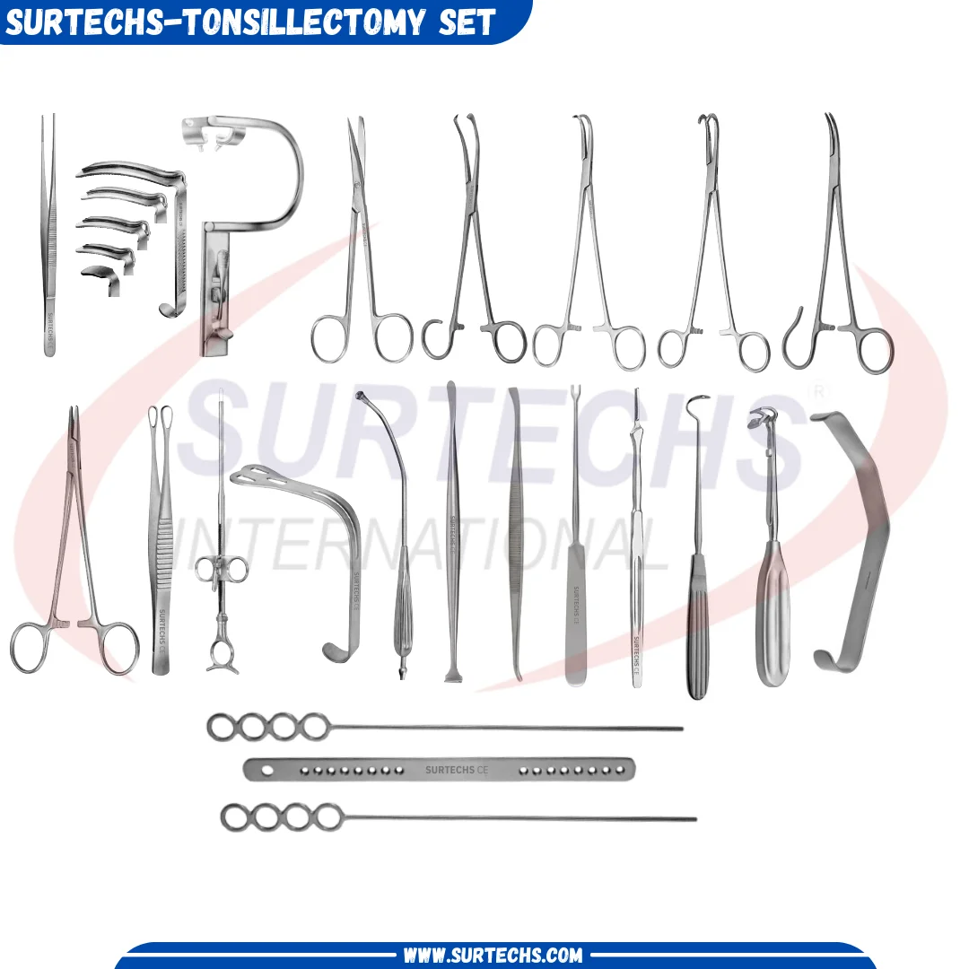 Top Quality Surgical Tonsillectomy Instruments Set In German Stainless