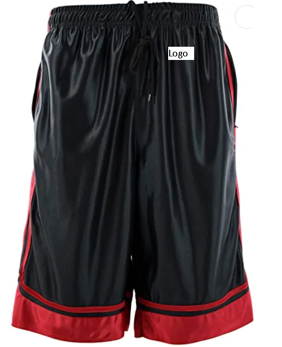 Mens Two Tone Training Basketball Shorts With Pockets Functional
