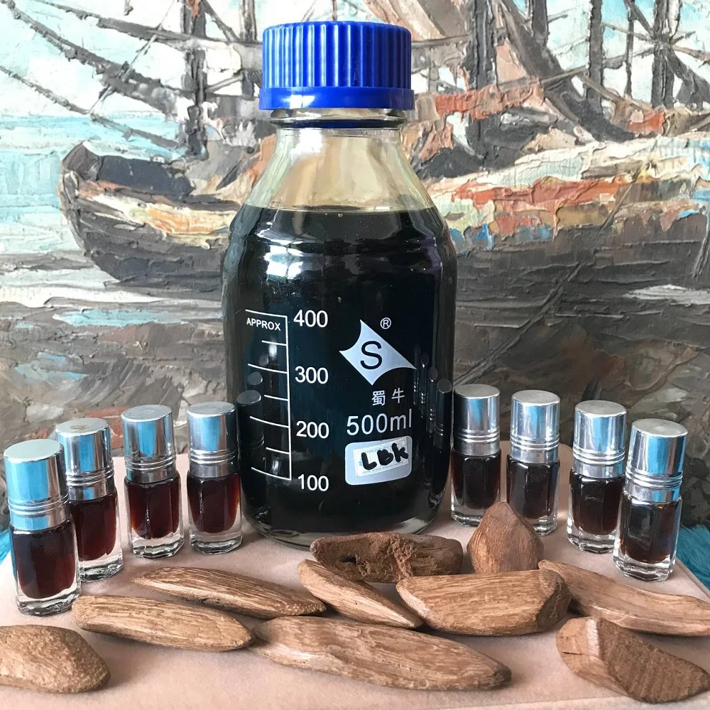 High Quality 100 Pure Natural Scent Agarwood Essential Oud Oil From