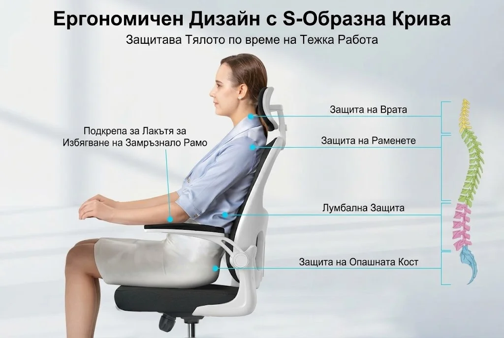 S-Curve Ergonomic Design