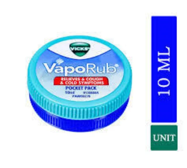 Relief From Cough And Cold By Vaporub Vicks With Natural Ingredients ...