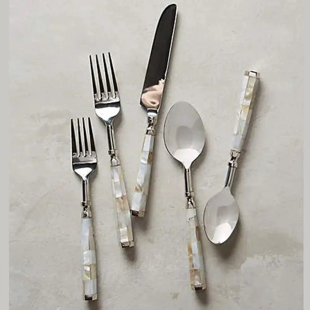 Best Quality New Style Stainless Steel Spoon Fork & Resin Handle