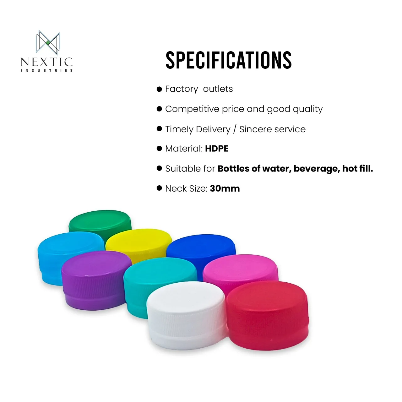 30mm Pet Sealing Round Plastic Cap Mineral Water Bottle Cap Buy Plastic Water Bottle Caps For