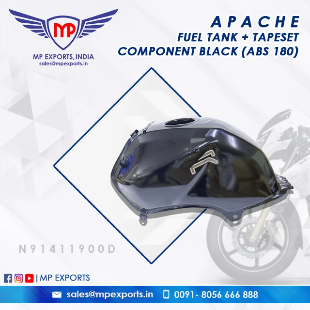 Tvs Apache Rtr 180 Fuel Tank Black Buy Motorcycle Parts