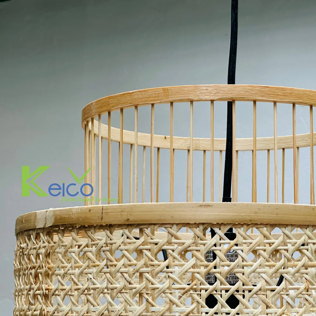 New Items For Summer 2024 Handmade Natural Rattan Lampshade Eco ...