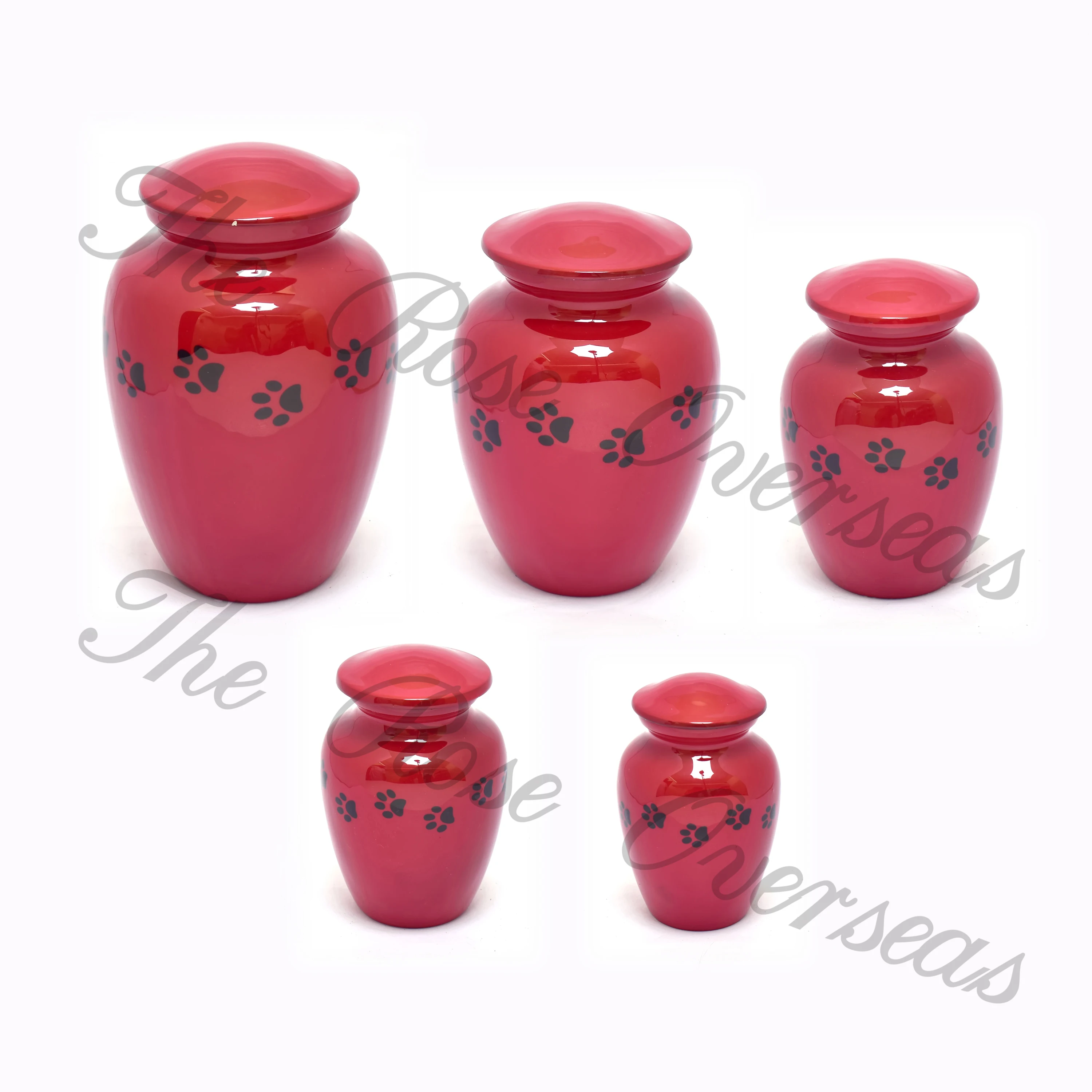 Funeral Supplies High Quality Grey Paw Pet Cremation Urns For Pet Ashes